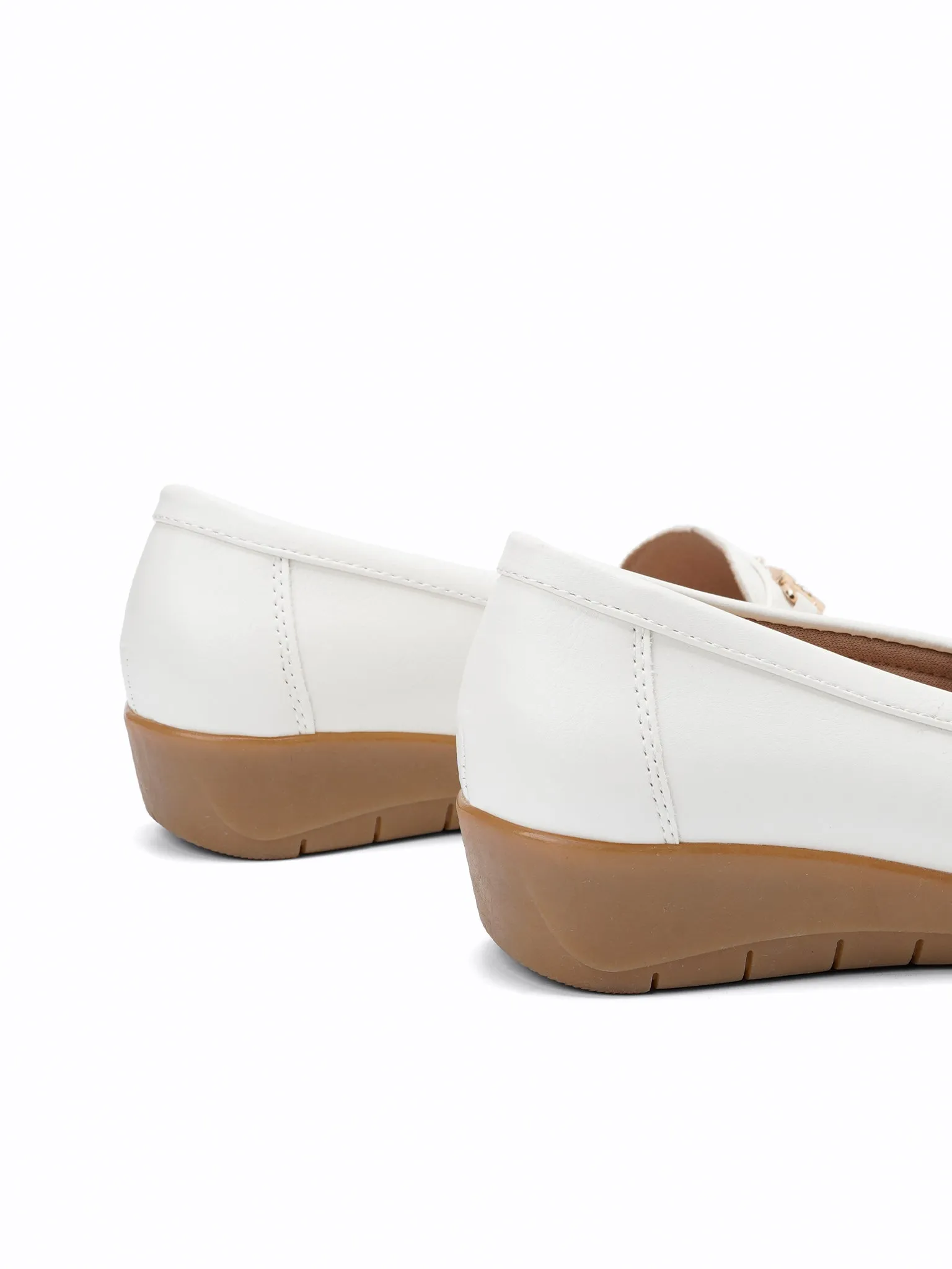 Robbie Wedge Loafers Loafers Slipping