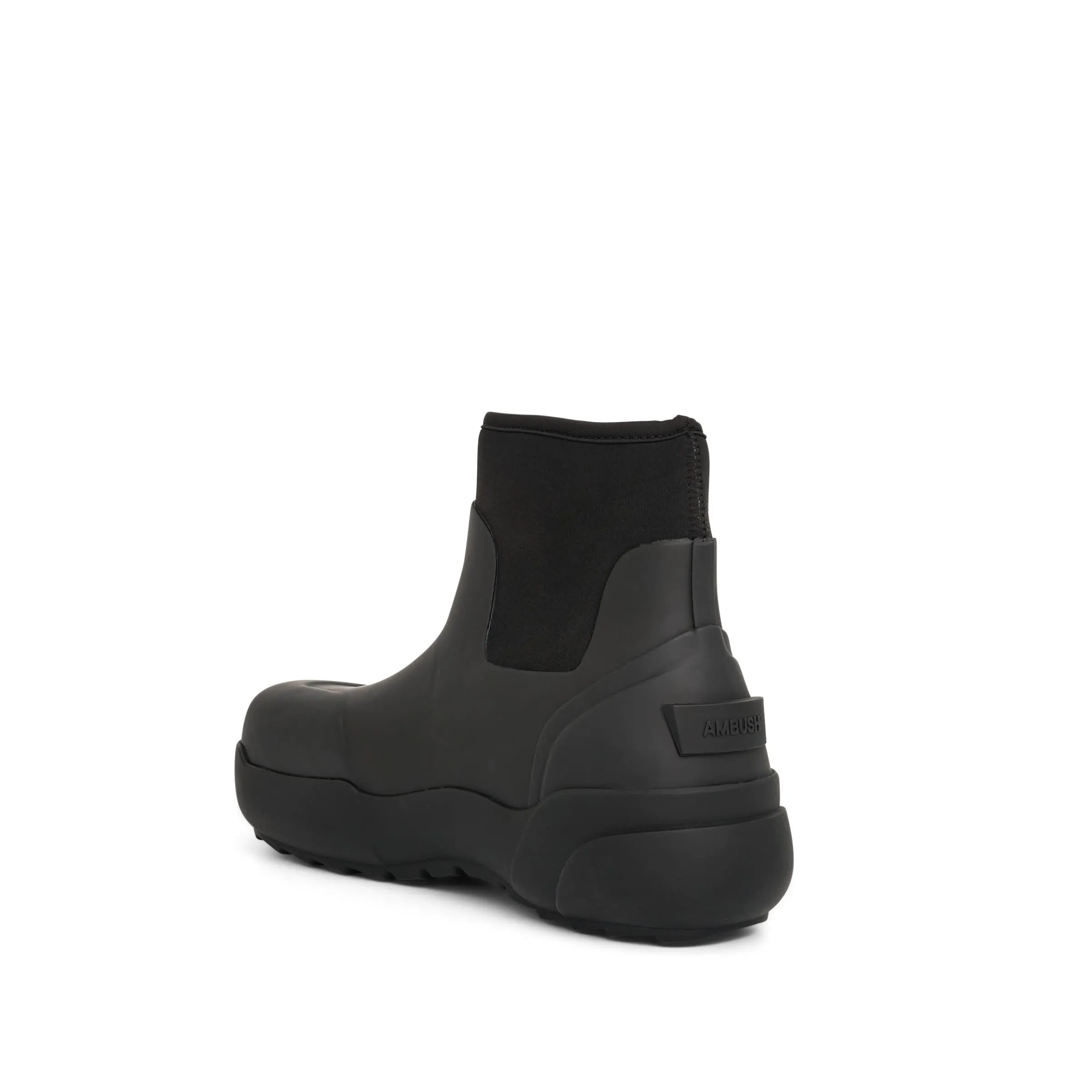 Rubber Boots in Black Arctic Apres Short Boots