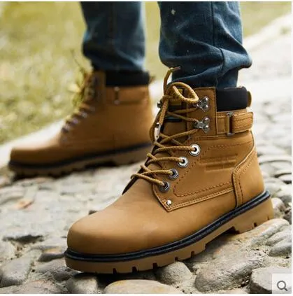Best Work Boots For Standing On Concrete Army Boots High Top Men Work & Safety Boots Brand Waterproof Men Winter Boots Lace-up Male X997 35