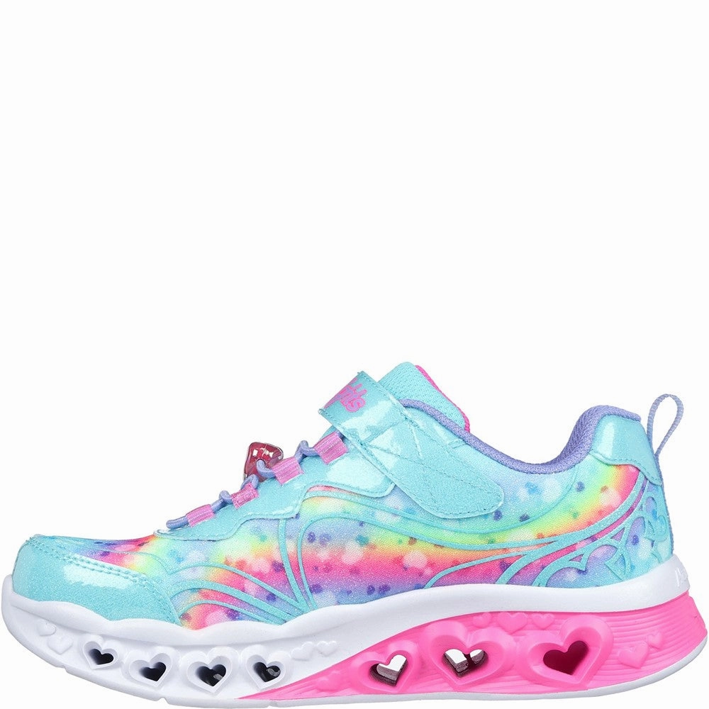 Indoor equipment Skechers Flutter Heart Lights - Groovy Swirl Shoe