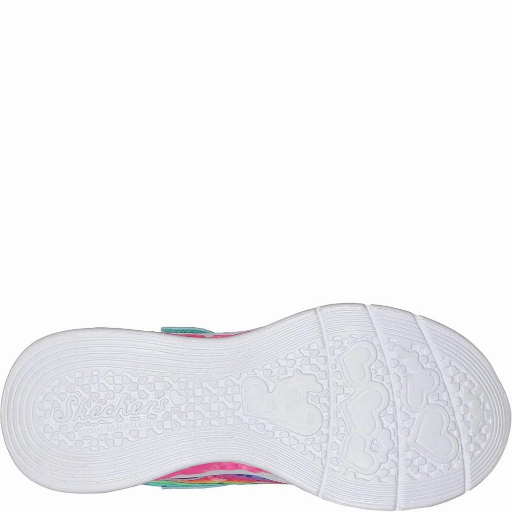 Skechers Flutter Heart Lights - Groovy Swirl Shoe Multiple Sizes running for a way to stay competitive