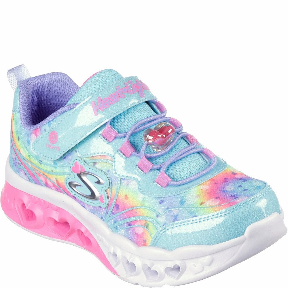 Comfort-focused design Skechers Flutter Heart Lights - Groovy Swirl Shoe