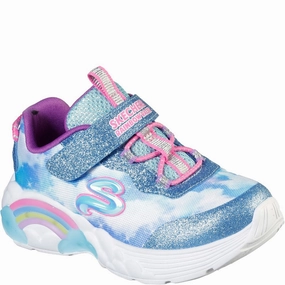 forefoot treadmill - friendly running shoes Skechers S Lights Rainbow Racers Trainer