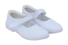Winter Boots Wide School Shoes Girls (White 6-8 Yrs) 59918