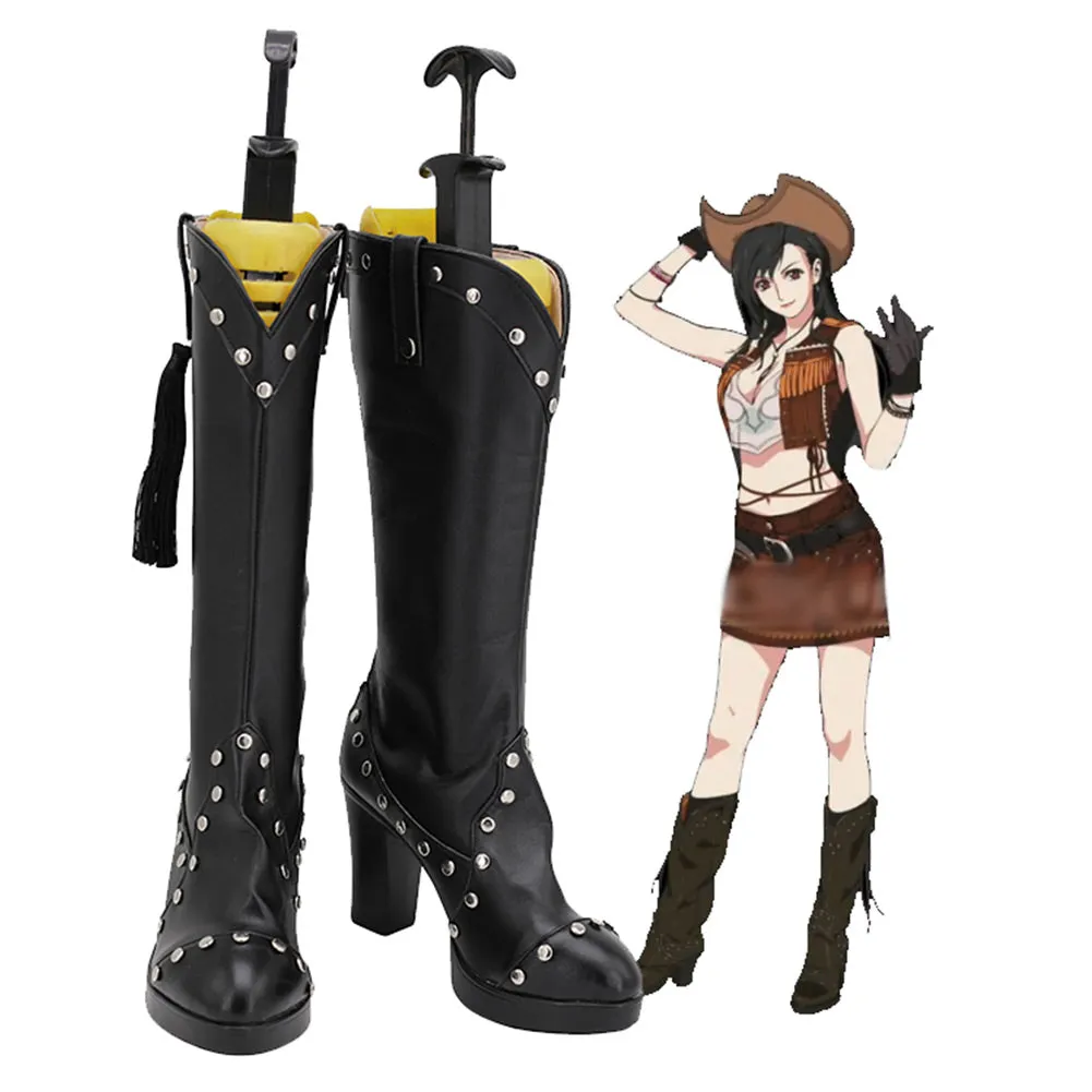 Adidas Court Shoe SeeCosplay Final Fantasy Costume Remake Tifa Lockhart Boots Halloween Costumes Accessory Cosplay Shoes Female