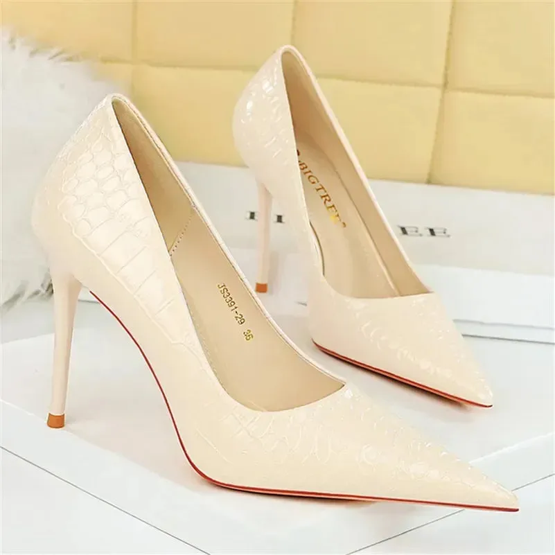High Quality Heels Sexy Shoes for Women: Women Toe Pumps