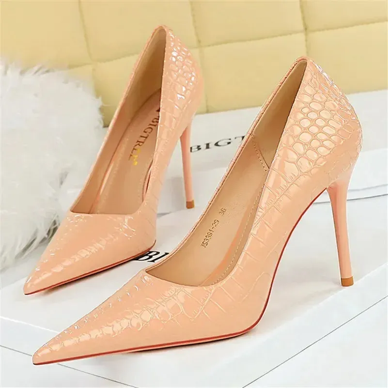Tassel High Heels Sexy Shoes for Women: Women Toe Pumps