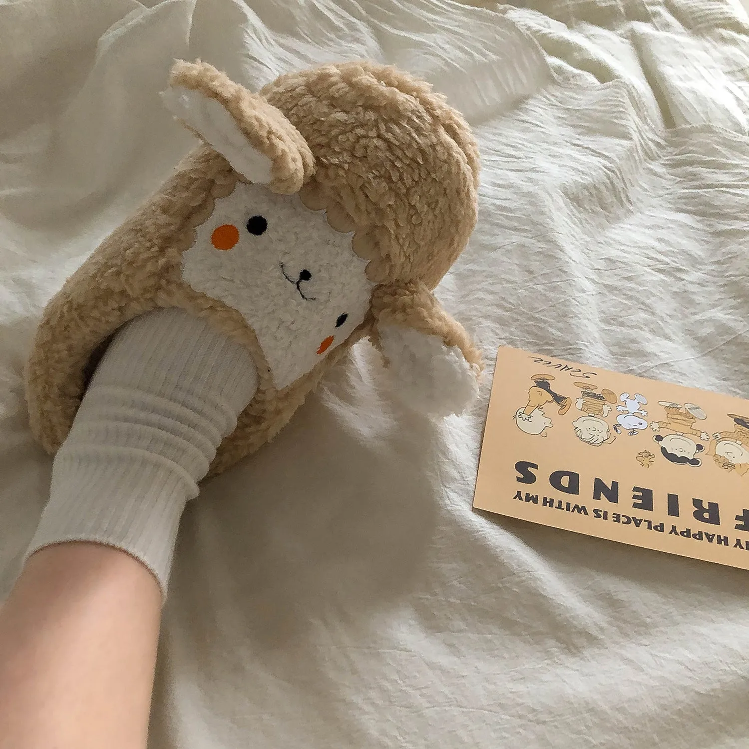 Sheep Slippers AD12756 Flat Shoes For Weightlifting