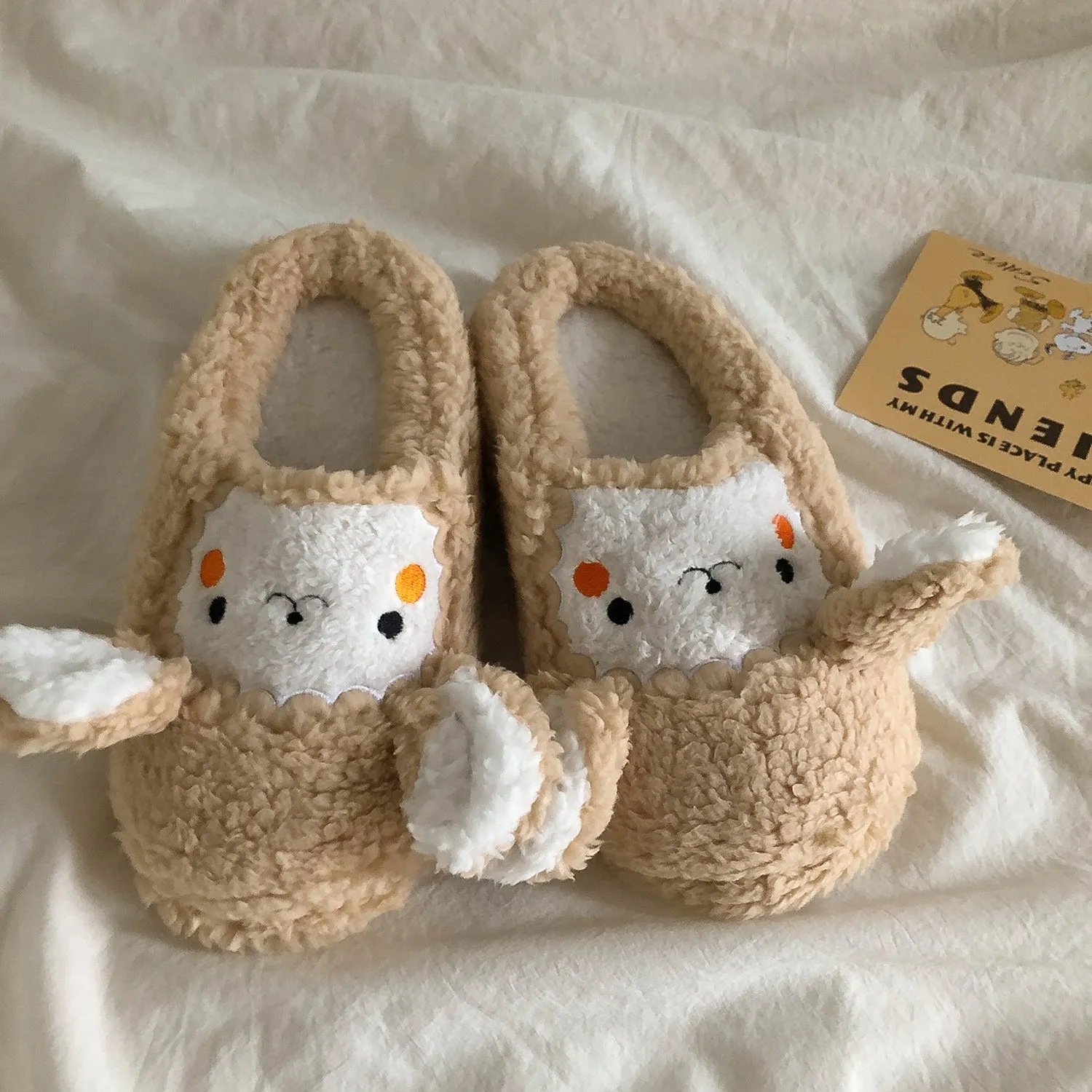 Sheep Slippers AD12756 Comfortable Dressy Flat Shoes