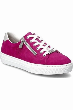 Rieker ladies sneakers L59L1-31 in pink Rock Step Valley Step