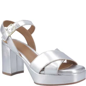 Dress Shoes For A Tuxedo Silver Ophelia Leather Heels