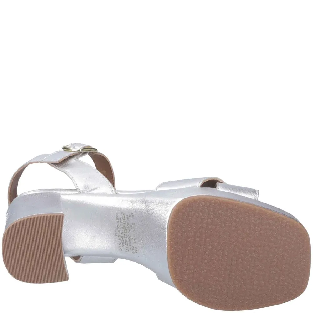 Silver Ophelia Leather Heels Tennis Shoes For Dresses