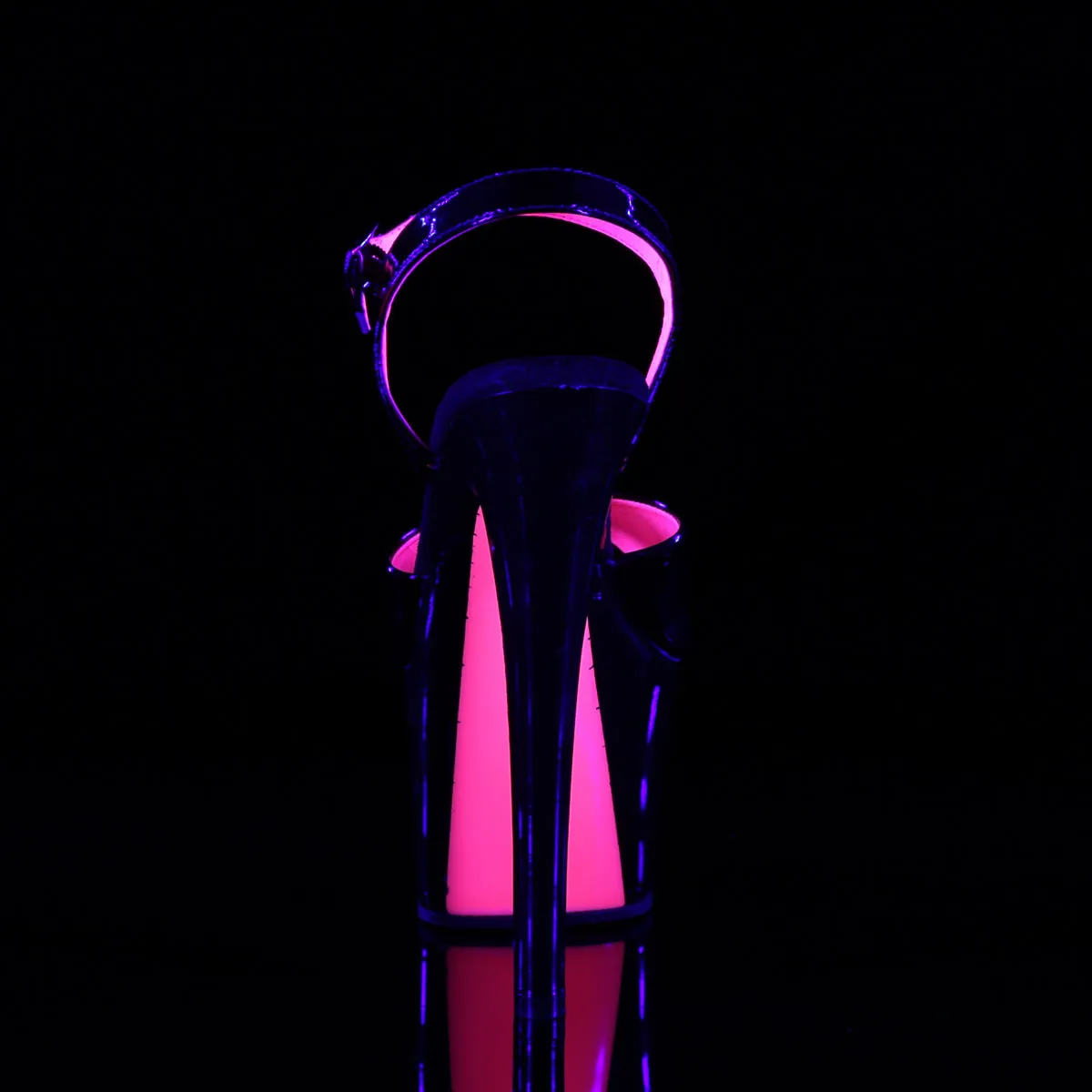 SKY-309TT Pleaser Black/Neon Pink Sexy Platform Shoes (Pole Dancing Heels) Best Asics Shoes For Ankle Support