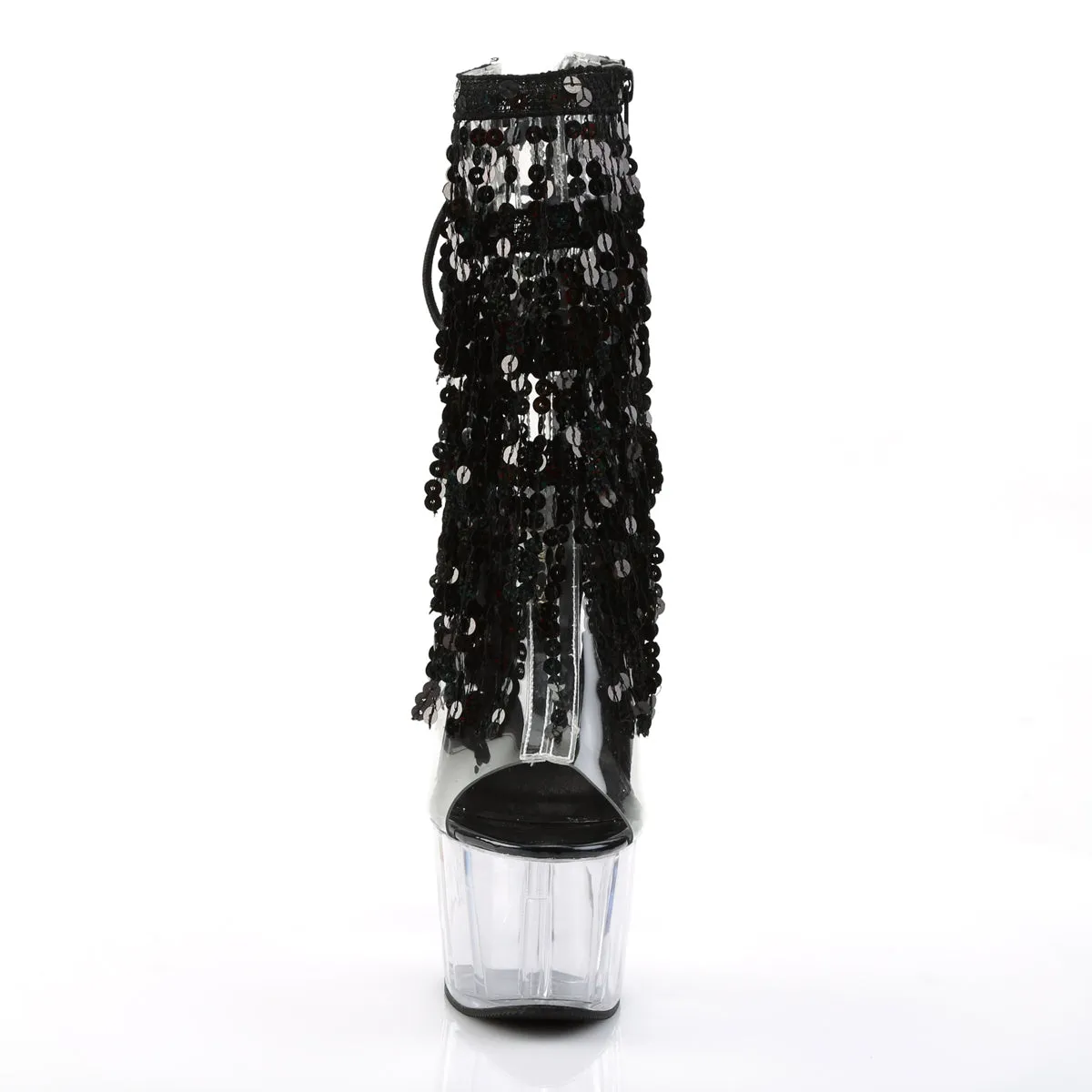 ADORE-1017SQF Pleaser Clear/Black Sexy Platform Shoes (Pole Dancing Heels) Asics Legends Aggressor Wrestling Shoe