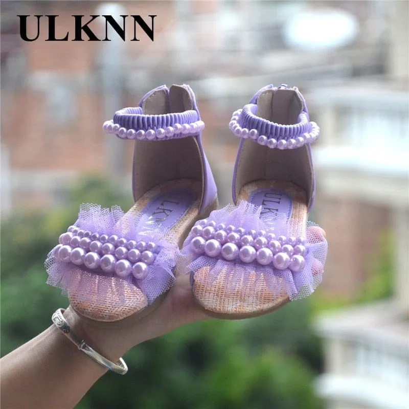 Sandals With Rhinestones Baby Girls Summer Princess Sandals