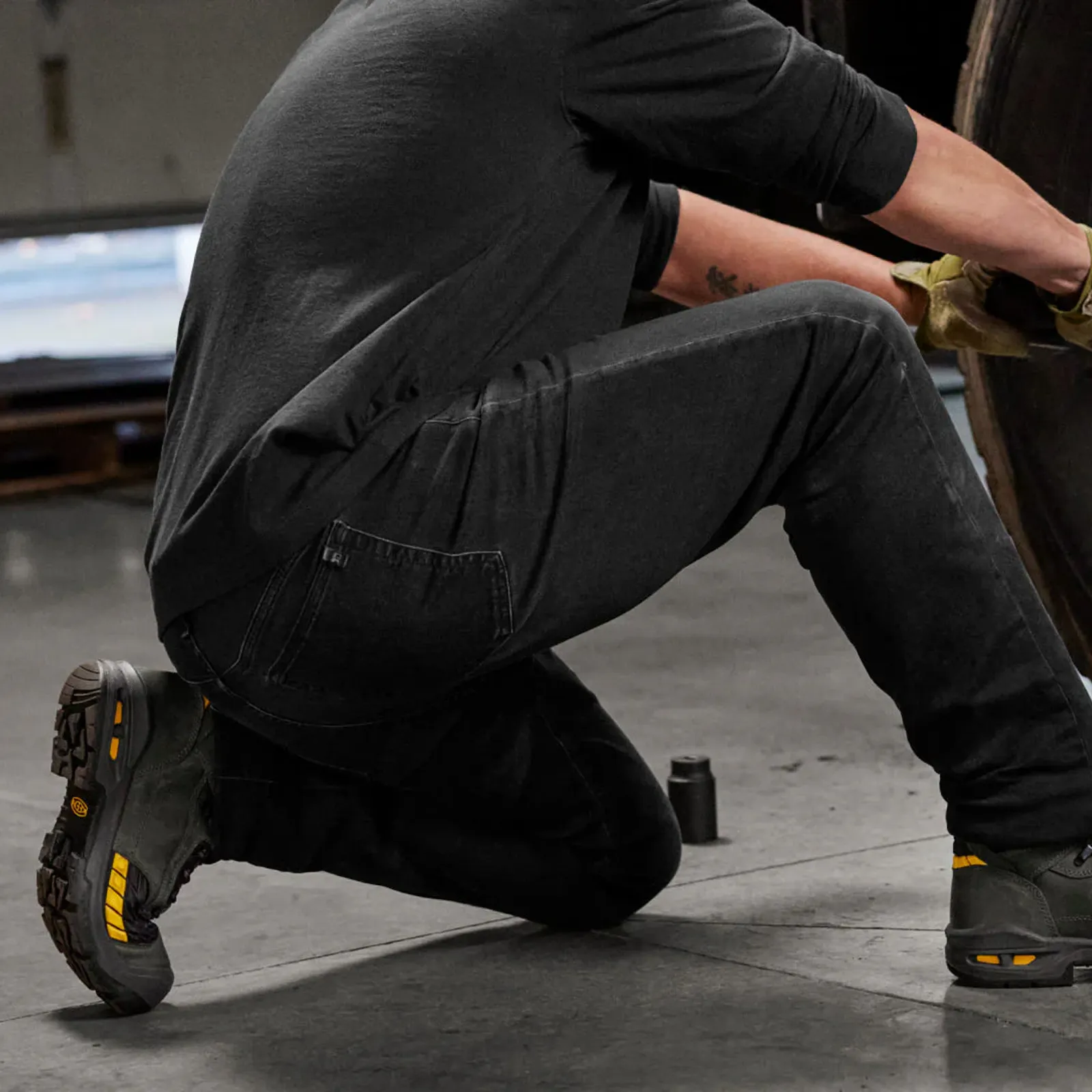 Keen Utility Troy 6" Waterproof Carbon Toe Boot (Men) - Magnet/Black Work Boots Non Steel Toe