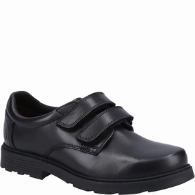 Hush Puppies Logan Senior School Shoes Athletic Fit