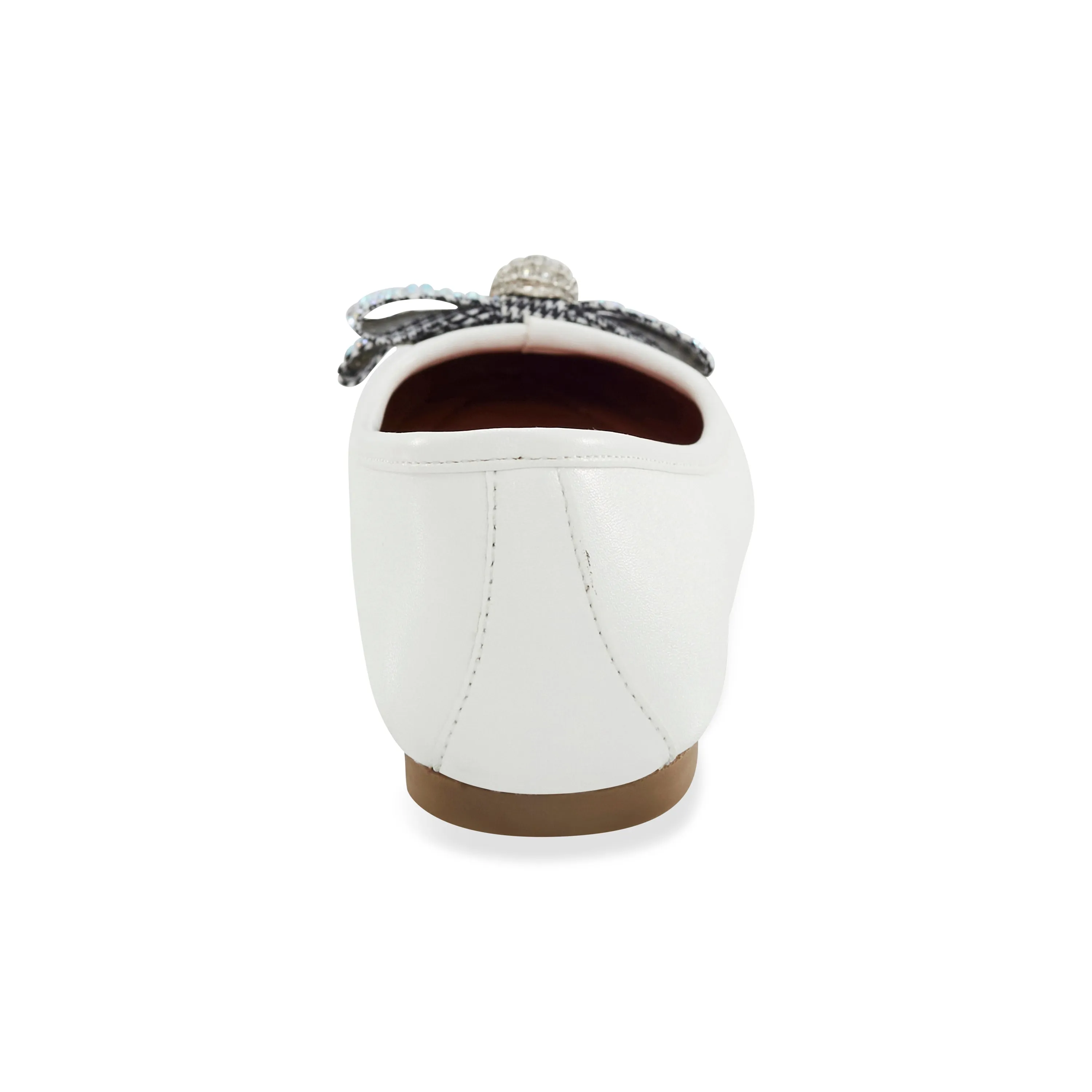 Oofos Slides Sale Mini Kensington Ballet Flat - Big Kid White