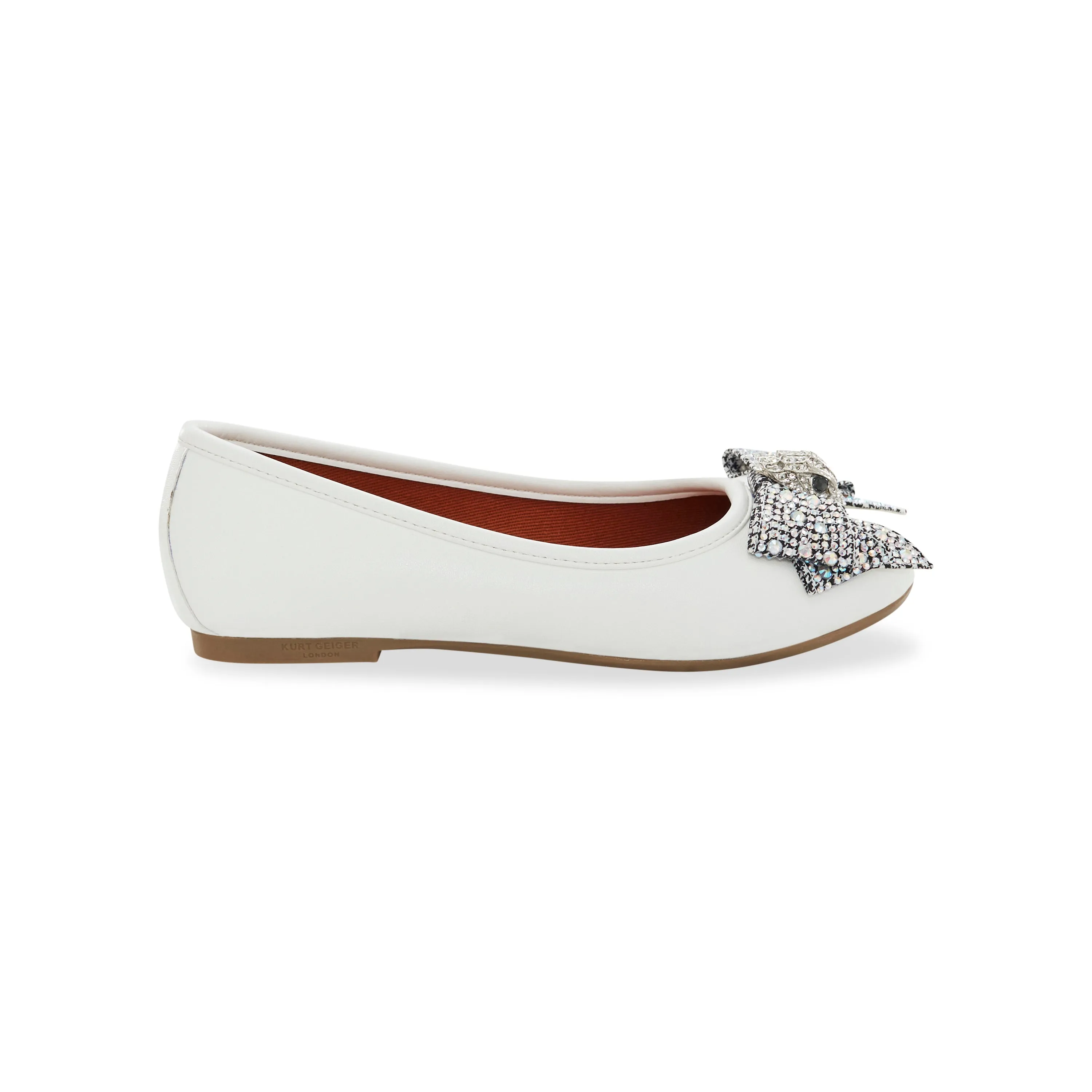 Olukai Slippers Mini Kensington Ballet Flat - Big Kid White