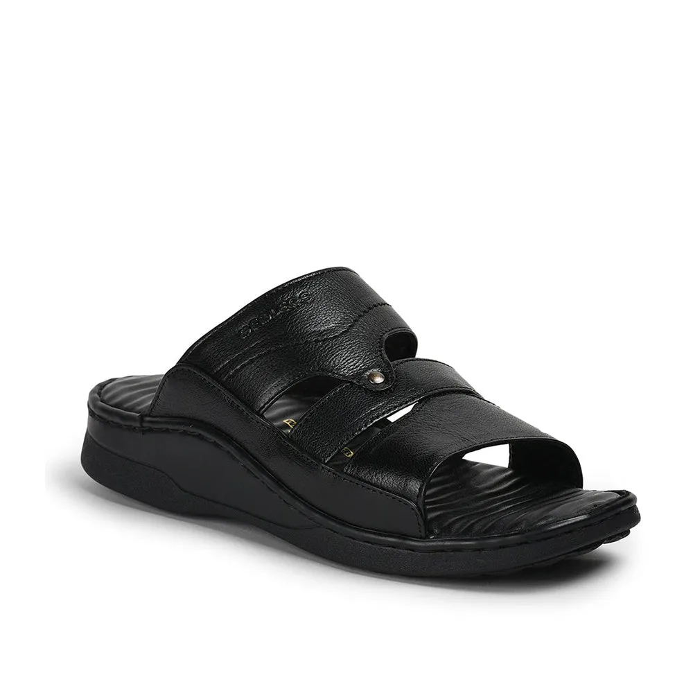 Closed Slippers Healers By Liberty Men 2191-50 Black Casual Slippers