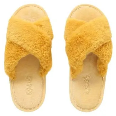 Kip & Co Sunshine Yellow Kids Slippers Ernie And Bert Slippers