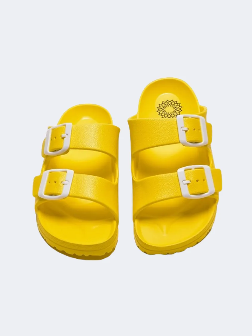 Slippers With Bows Ateneo Ps-Unisex Beach Slippers Yellow