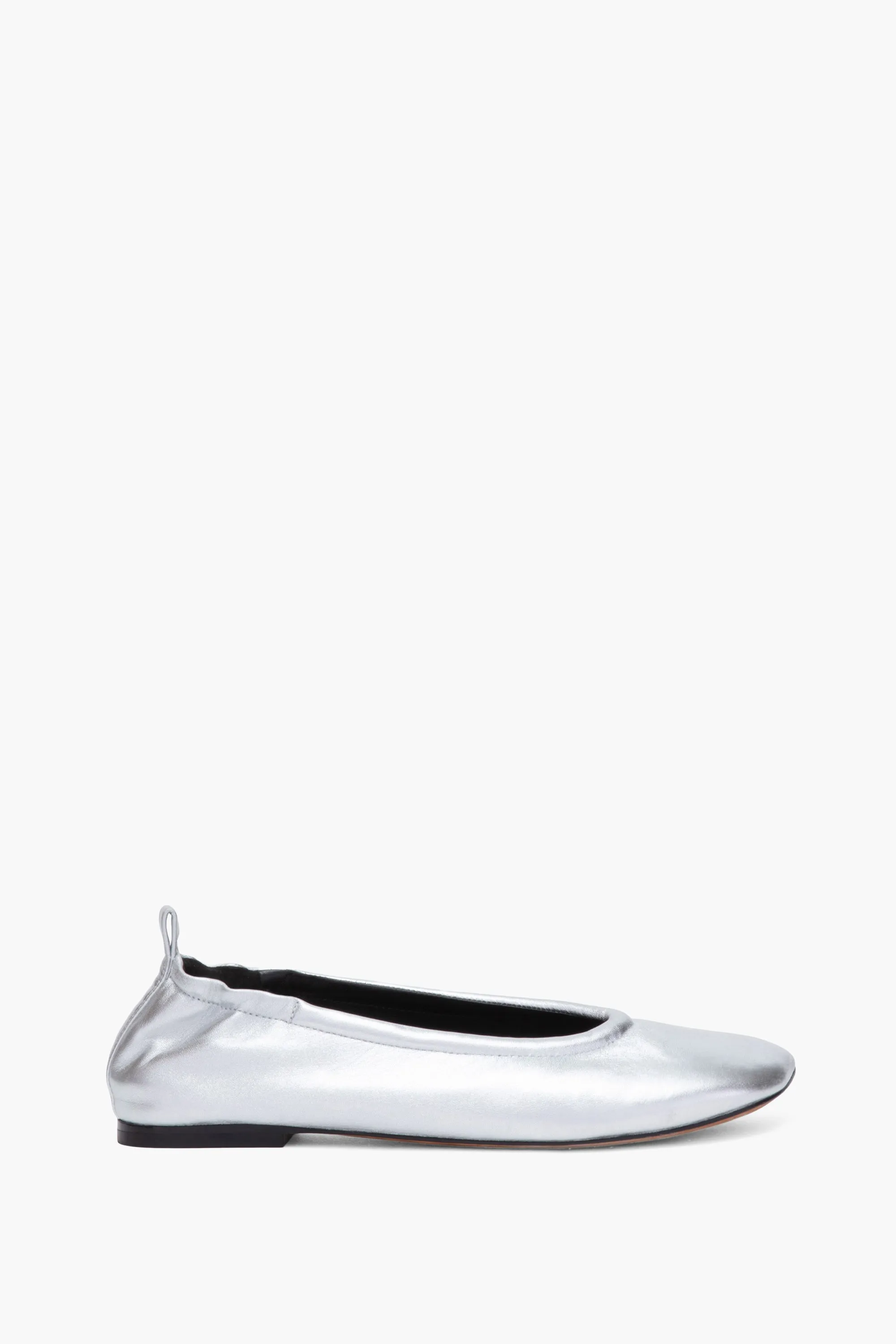 Drivers And Loafers Sliver ID Stretch Back Ballerina Flat