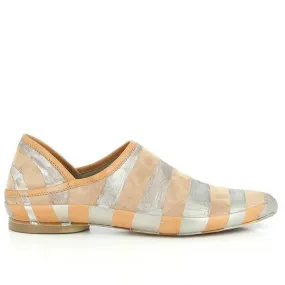 Forte S17-4063 Apricot & Silver Slip-On Shoes Shoes That Go With Dress Pants