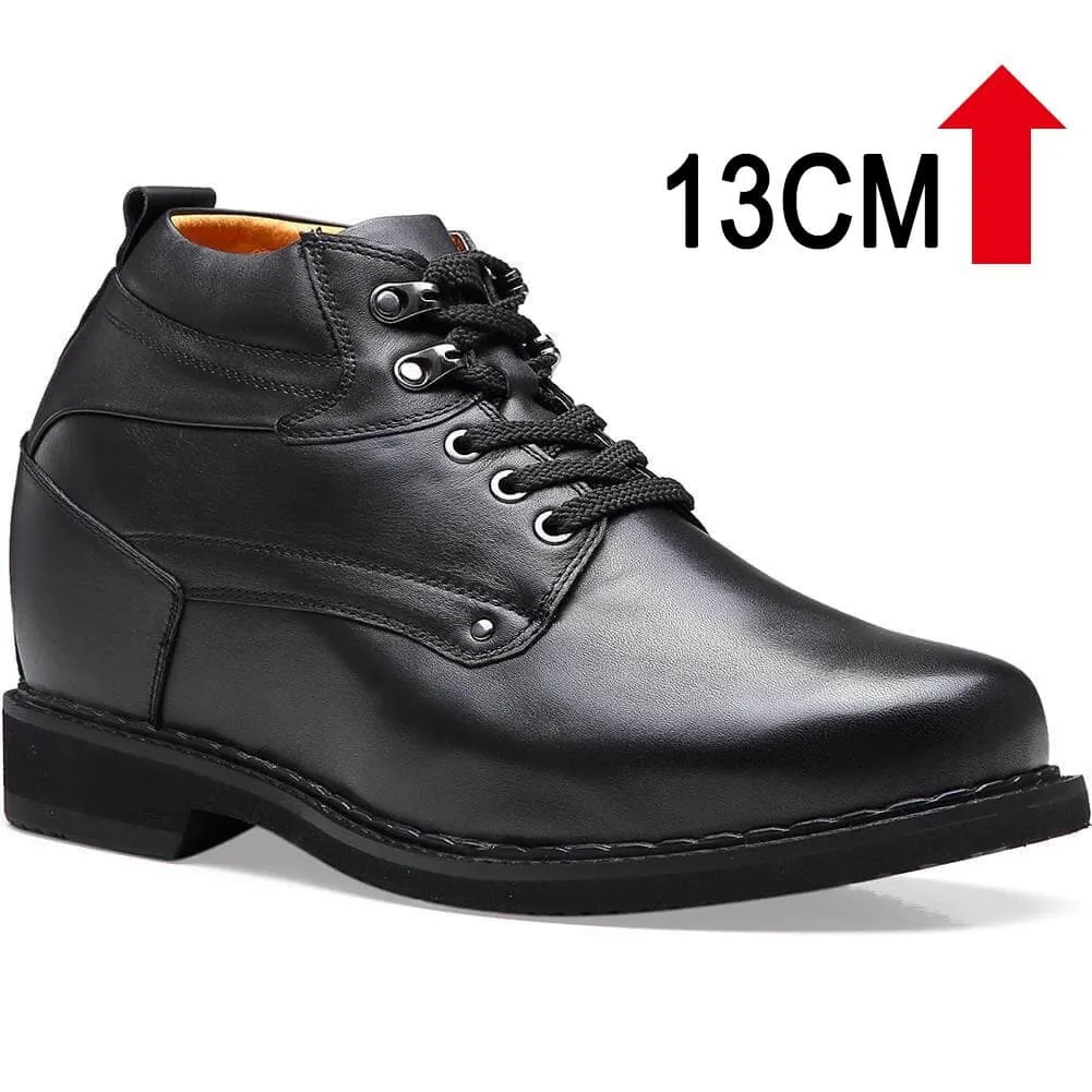 13 CM / 5.12 Inches Taller - CMR CHAMARIPA Height Increasing Boots Hidden Heel Working Boots Asics Wrestling Shoes