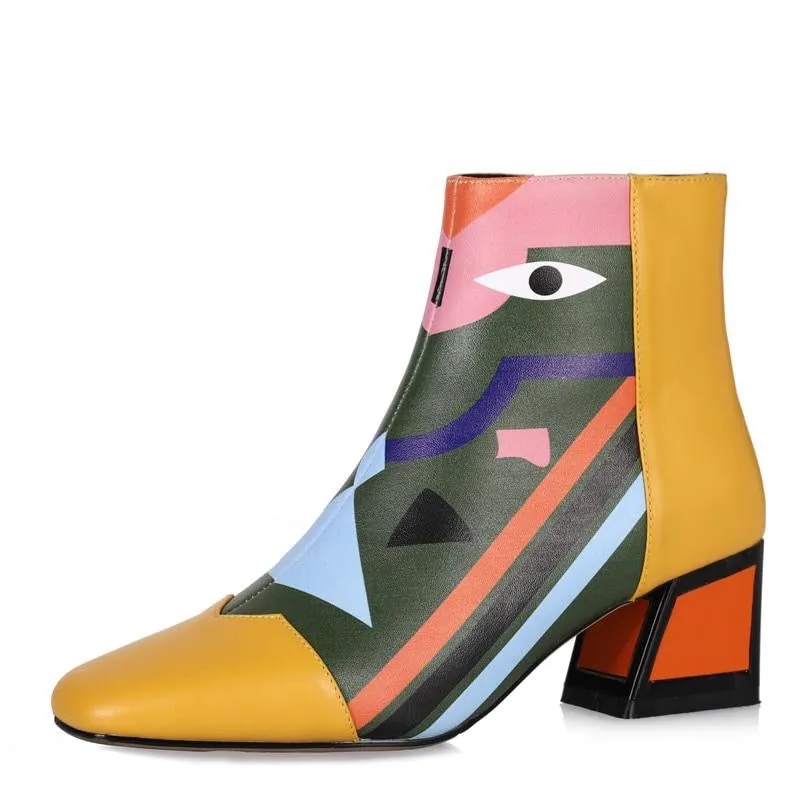 Fashion Brand Women Ankle Snow Boots Warm High Heels Ladies Shoes Woman Party Wedding Pumps Basic Genuine Leather Boots Hi Tec St Moritz 200 Snow Boots