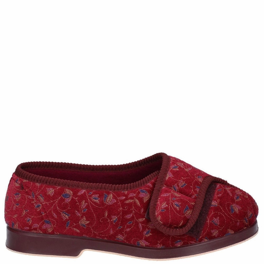 GBS Nola Extra Wide Fit Ladies Slipper Cushioned Midsole Comfortable Slip
