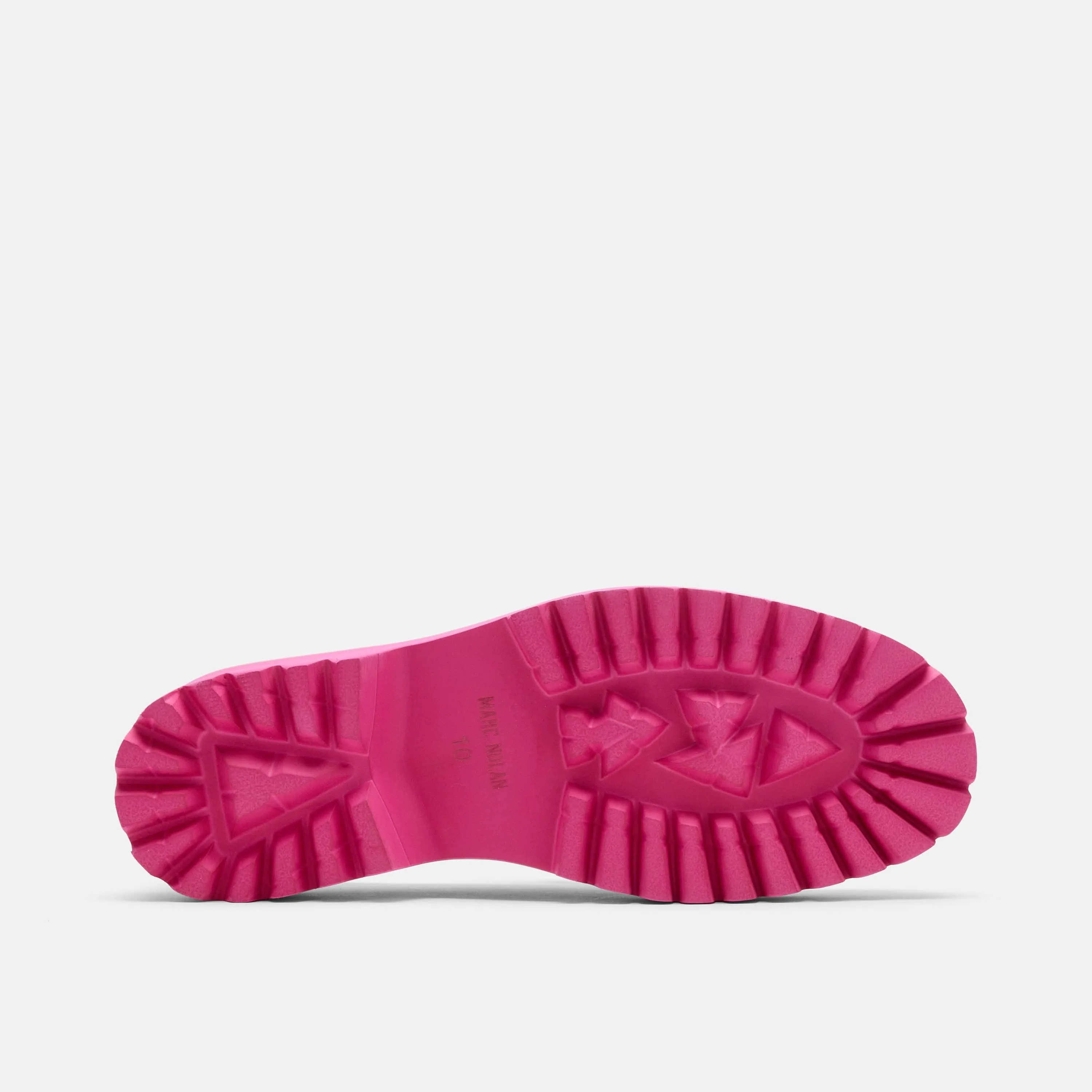 Ms. Boulevard Cream/Pink Patent Leather Bit Loafers Buy Loafers