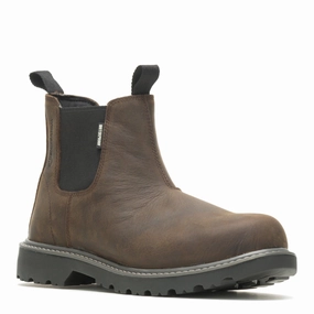 Men's Wolverine Boots, Floorhand Romeo Soft Toe Work Boot Protective Sole Gear