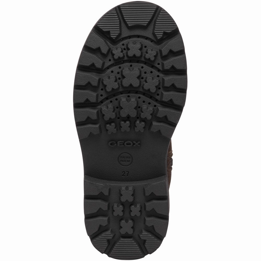 Geox J Shaylax G Ankle Boots Canvas Material lace up closure