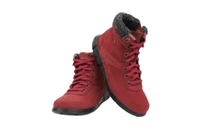 Dress Shoes Front View Women's Leather Boots (#3143118_Paris Port Red)