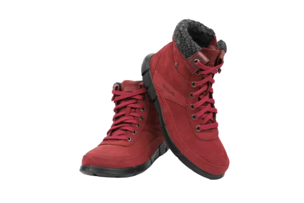 Dress Shoes Near Me Women's Leather Boots (#3143118_Paris Port Red)