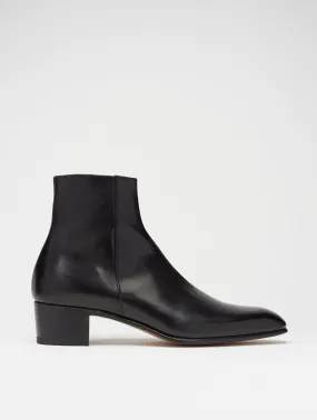 SONNY 40MM ANKLE BOOT IN BLACK CALFSKIN Louis Vuitton Cowboy Boots