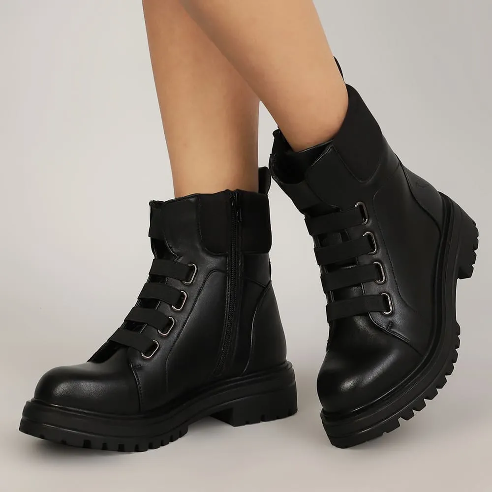 Tall Boots Leather Slays Women Boots 002