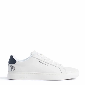 Stable Walk Paul Smith Rex Zebra Trainers White Leather
