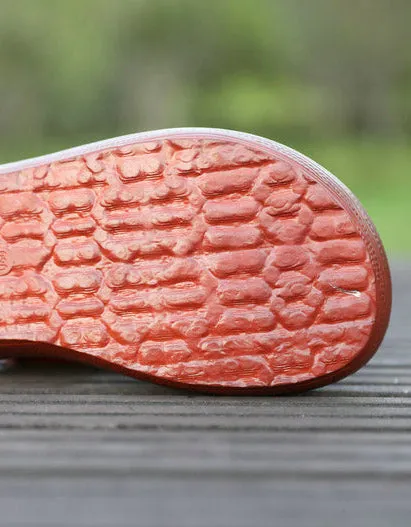 Summer Peacock Wedge Flip-flop Slippers Thermoball Slippers