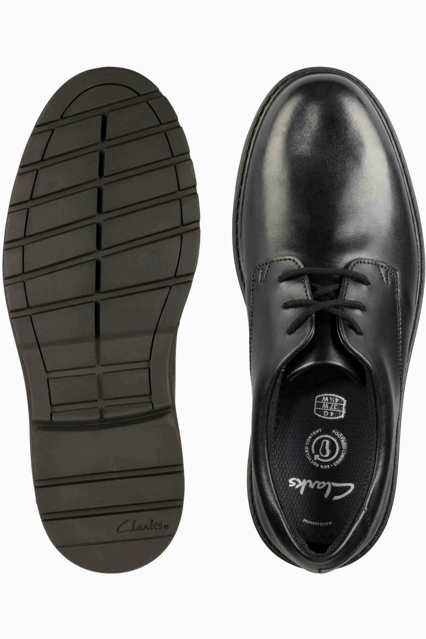 Fashionable appearance Clarks Loxham Derby Youth black