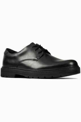 Smooth Soles Clarks Loxham Derby Youth black