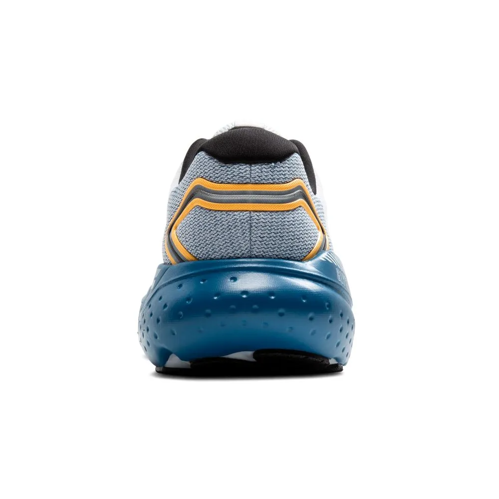 Stretch Knee Boots 'Brooks' Men's Glycerin GTS 21 - White / Sapphire / Orange