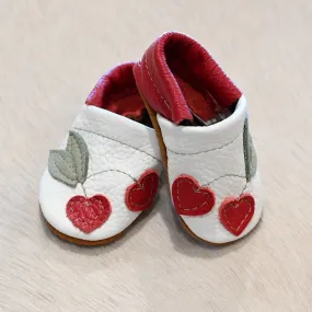 Deadlifting Slippers Starry Night Cherries on White