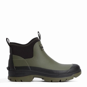 Barbour Ridge Welly Uniform Green Chilly Weather Footwear Trendy Look Boots