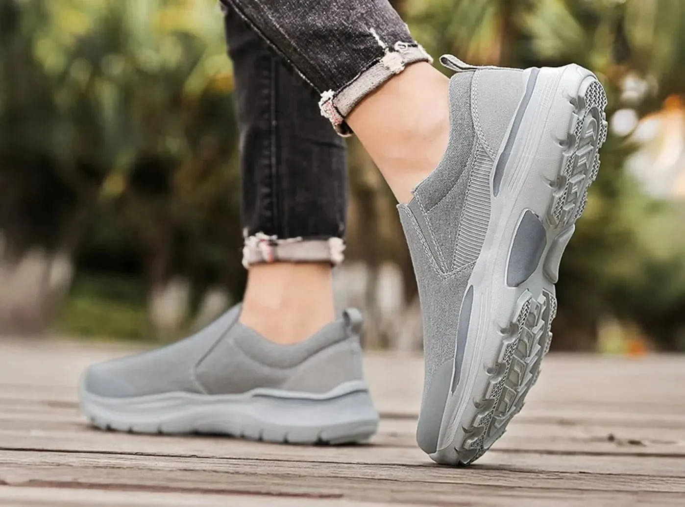 FitVille Men's Canvas Loafers Loafers 70s