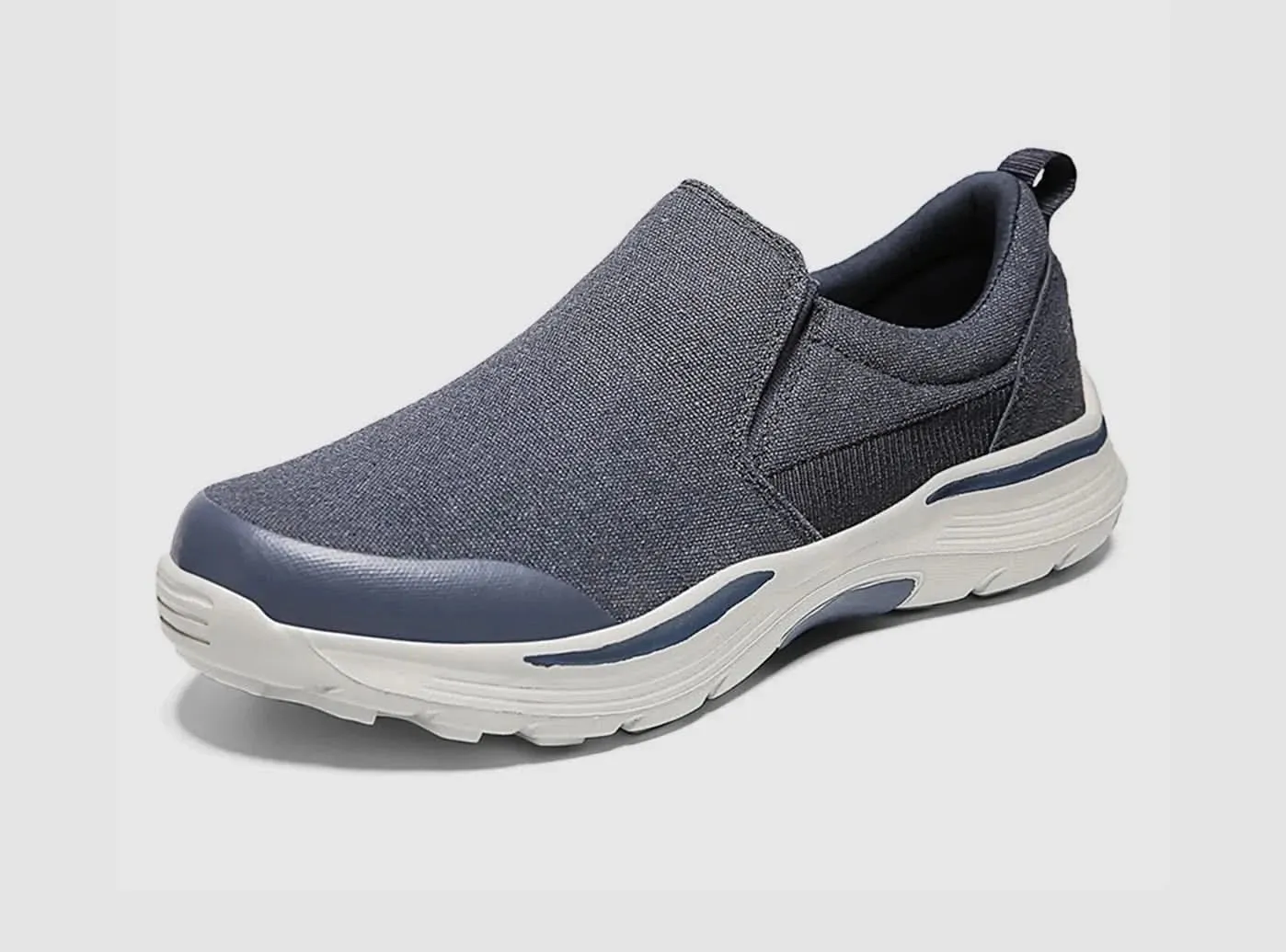 FitVille Men's Canvas Loafers Prom Loafers