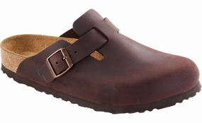 Breathability Feature Birkenstock Boston Soft Footbed Habana leather 159713 and 159711 (36-42)
