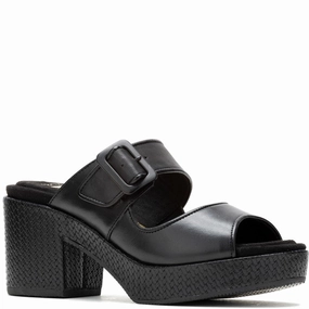 Hush Puppies Poppy Buckle Slide No Slip Flattering Walk