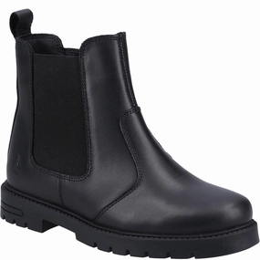 Shock   Resistant Heel Hush Puppies Laura Senior School Boots